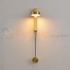 Kinkiet LED złoty FIKO dekoracyjny design 120 cm 3000K perfektmarket (3).webp