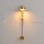 Kinkiet LED złoty FIKO dekoracyjny design 120 cm 3000K perfektmarket (3).webp