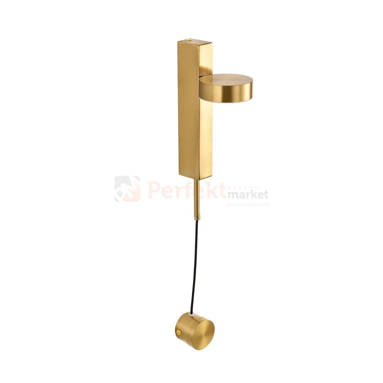 Kinkiet LED złoty FIKO dekoracyjny design 120 cm 3000K perfektmarket (4).webp