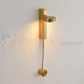 Kinkiet LED złoty FIKO dekoracyjny design 120 cm 3000K perfektmarket (2).webp