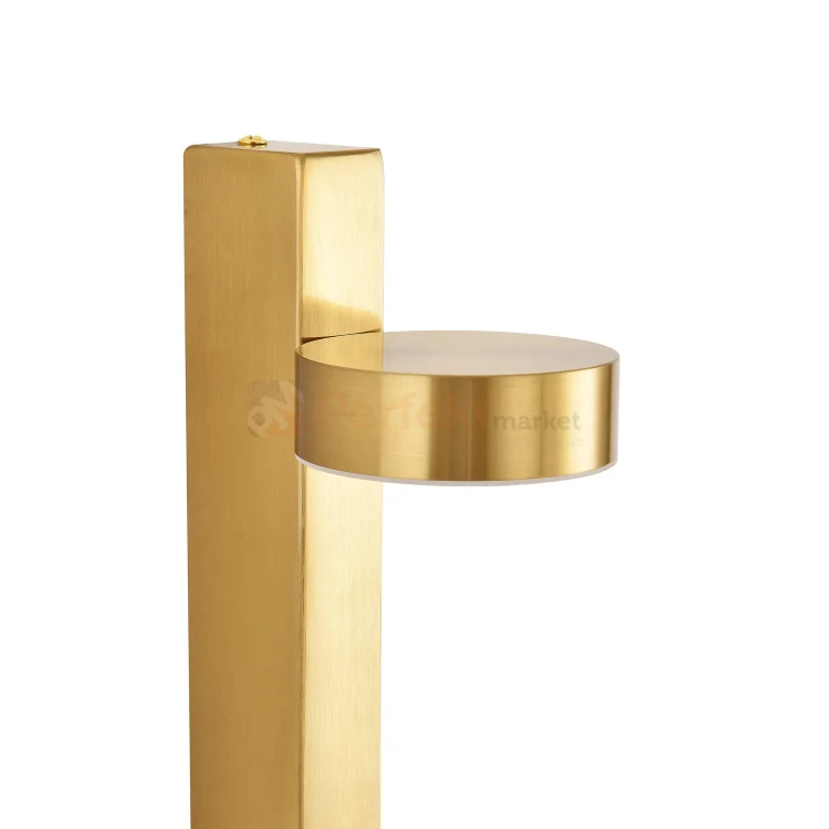Kinkiet LED złoty FIKO dekoracyjny design 120 cm 3000K perfektmarket.webp