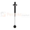 Kinkiet LED czarny FIKO dekoracyjny design 120 cm 3000K perfektmarket.webp