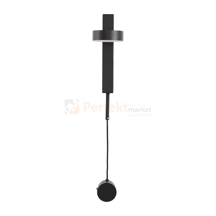 Kinkiet LED czarny FIKO dekoracyjny design 120 cm 3000K perfektmarket.webp