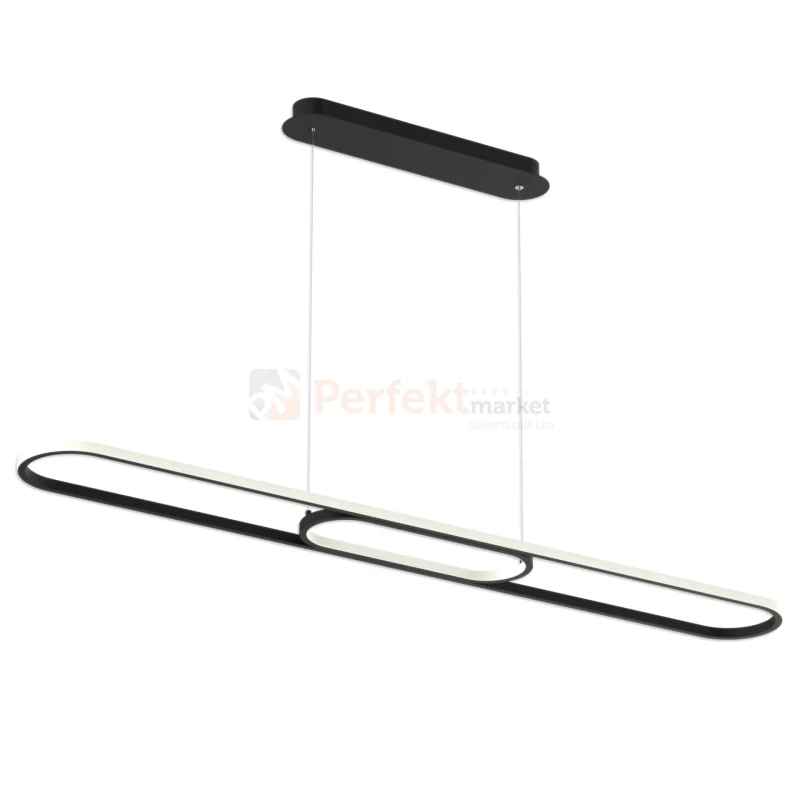 Lampa wisząca LED CORDOBA nowoczesny design 32W 4000K czarna perfektmarket.webp