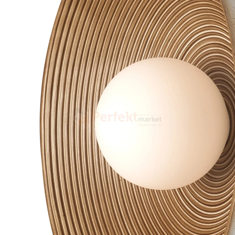 Lampa ścienna kinkiet beżowy ILUSIONI 1xG9 26 cm perfektmarket.webp