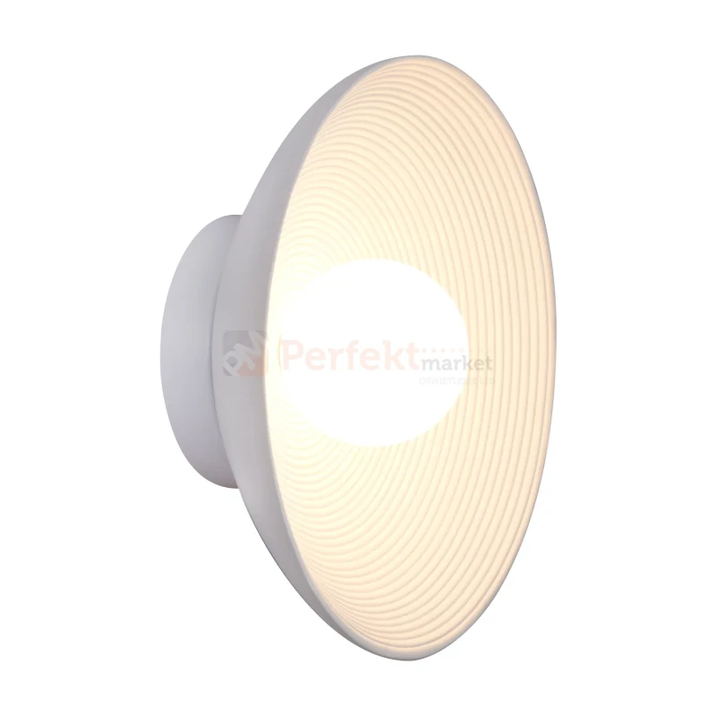Lampa ścienna kinkiet biały dysk ILUSIONI 1xG9 26 cm perfektmarket.webp