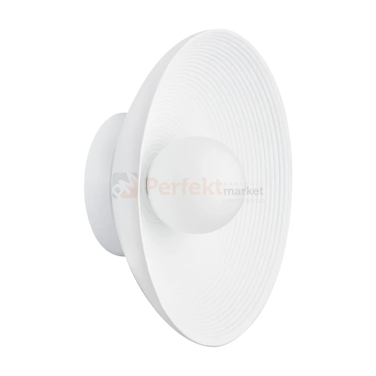 Lampa ścienna kinkiet biały dysk ILUSIONI 1xG9 26 cm perfektmarket.webp