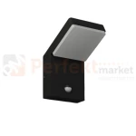 Kinkiet elewacyjny z czujnikiem ruchu PIR Fiss 20W 1130lm 3000K IP65 czarny W0472 MaxLight perfekt market olsztyn