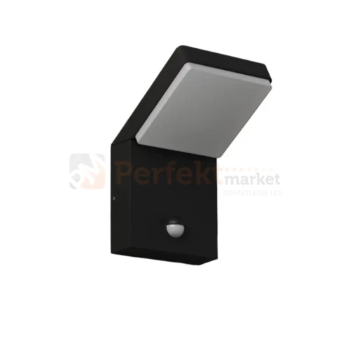 Kinkiet elewacyjny z czujnikiem ruchu PIR Fiss 20W 1130lm 3000K IP65 czarny W0472 MaxLight perfekt market olsztyn