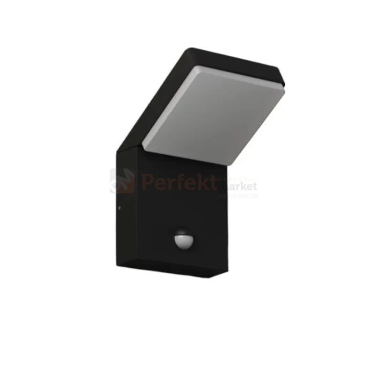 Kinkiet elewacyjny z czujnikiem ruchu PIR Fiss 20W 1130lm 3000K IP65 czarny W0472 MaxLight perfekt market olsztyn