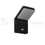 Kinkiet elewacyjny z czujnikiem ruchu PIR Fiss 20W 1130lm 3000K IP65 czarny W0472 MaxLight perfekt market olsztyn