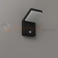 Kinkiet elewacyjny z czujnikiem ruchu PIR Fiss 20W 1130lm 3000K IP65 czarny W0472 MaxLight perfekt market olsztyn