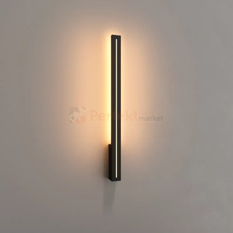 Kinkiet elewacyjny liniowy Moena 15W 559lm IP65 81cm czarny W0460 MaxLight perfekt market olsztyn