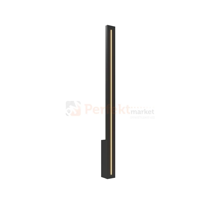 Kinkiet elewacyjny liniowy Moena 15W 559lm IP65 81cm czarny W0460 MaxLight perfekt market olsztyn