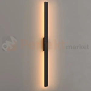 Kinkiet elewacyjny liniowy Predazzo 20W 1616lm 3000K IP65 121cm czarny W0461 MaxLight