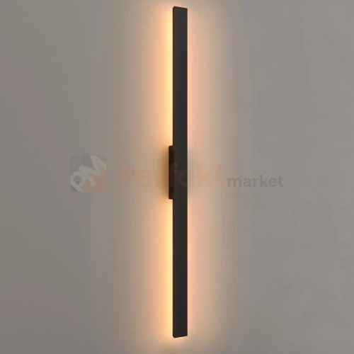 Kinkiet elewacyjny liniowy Predazzo 20W 1616lm 3000K IP65 121cm czarny W0461 MaxLight perfekt market olsztyn