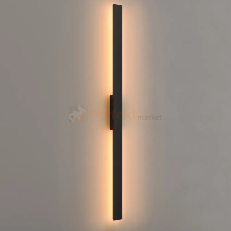 Kinkiet elewacyjny liniowy Predazzo 20W 1616lm 3000K IP65 121cm czarny W0461 MaxLight perfekt market olsztyn