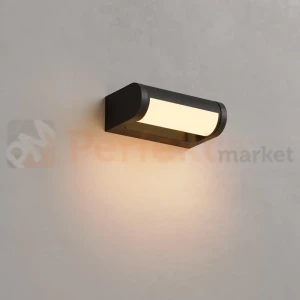 Kinkiet elewacyjny Solden 12W 453lm 3000K IP65 czarny W0462 MaxLight