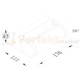 Kinkiet elewacyjny Solden 12W 453lm 3000K IP65 czarny W0462 MaxLight perfektmarket.com.pl
