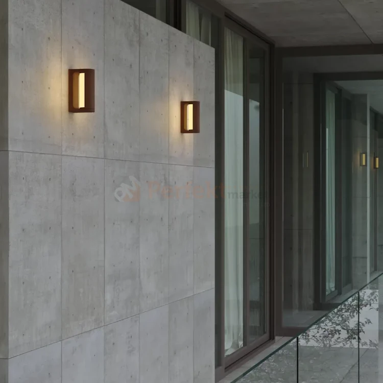 Kinkiet elewacyjny Solden 12W 453lm 3000K IP65 corten W0463 MaxLight perfektmarket.com.pl