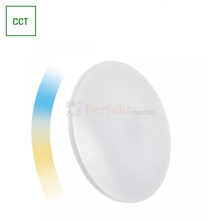 Plafon LED NYMPHEA 36W 2840lm 2600-6500K CCT 230V 130° IP20 488x72mm biały WiFi/BT Spectrum SMART perfekt market olsztyn