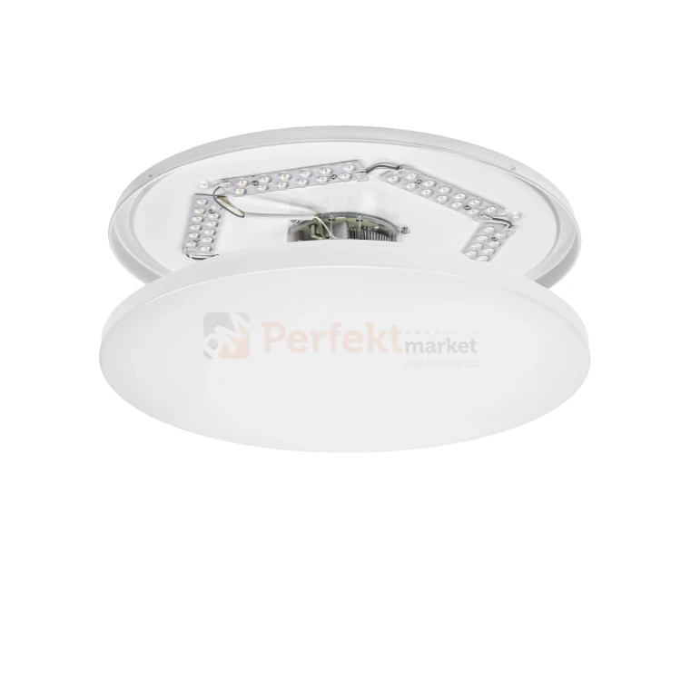 Plafon LED NYMPHEA 36W 2840lm 2600-6500K CCT 230V 130° IP20 488x72mm biały WiFi/BT Spectrum SMART perfekt market olsztyn