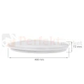 Plafon LED NYMPHEA 36W 2840lm 2600-6500K CCT 230V 130° IP20 488x72mm biały WiFi/BT Spectrum SMART perfekt market olsztyn