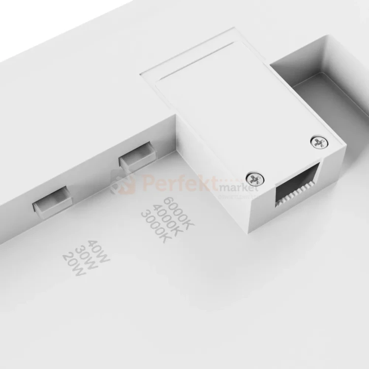 Plafon natynkowy Nymphea Fusion 20/30/40W CCT 230V 120° IP44 330x53mm kwadratowy biały perfekt market olsztyn