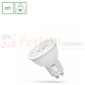 Żarówka LED GU10 230V zmienna moc 3/5/7W zmienna barwa CCT 38° biała obudowa perfekt market olsztyn