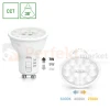 Żarówka LED GU10 230V zmienna moc 3/5/7W zmienna barwa CCT 38° biała obudowa perfekt market olsztyn