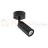 Kinkiet z wyłacznikiem Madara Slim MR11 Switch 1xGU10 230V IP20 36x95x165 czarny perfekt market olsztyn