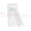 Kinkiet z wyłącznikiem Madara Slim MR11 Switch 1xGU10 230V IP20 140x60x25 biały perfekt market olsztyn