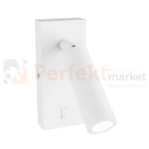Kinkiet z wyłącznikiem Madara Slim MR11 Switch 1xGU10 230V IP20 140x60x25 biały
