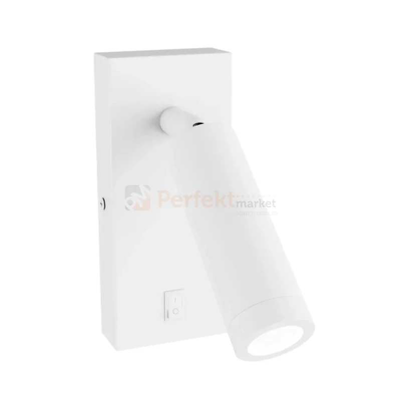 Kinkiet z wyłącznikiem Madara Slim MR11 Switch 1xGU10 230V IP20 140x60x25 biały perfekt market olsztyn