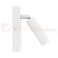 Kinkiet z wyłącznikiem Madara Slim MR11 Switch 1xGU10 230V IP20 140x60x25 biały perfekt market olsztyn