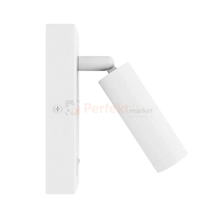 Kinkiet z wyłącznikiem Madara Slim MR11 Switch 1xGU10 230V IP20 140x60x25 biały perfekt market olsztyn