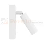 Kinkiet z wyłącznikiem Madara Slim MR11 Switch 1xGU10 230V IP20 140x60x25 biały perfekt market olsztyn