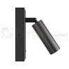 Kinkiet z wyłącznikiem Madara Slim MR11 Switch 1xGU10 230V IP20 140x60x25 czarny perfekt market olsztyn