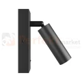 Kinkiet z wyłącznikiem Madara Slim MR11 Switch 1xGU10 230V IP20 140x60x25 czarny perfekt market olsztyn