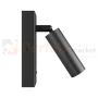 Kinkiet z wyłącznikiem Madara Slim MR11 Switch 1xGU10 230V IP20 140x60x25 czarny perfekt market olsztyn