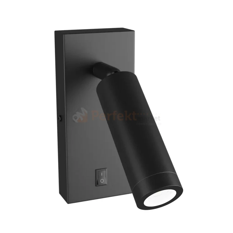 Kinkiet z wyłącznikiem Madara Slim MR11 Switch 1xGU10 230V IP20 140x60x25 czarny perfekt market olsztyn