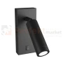Kinkiet z wyłącznikiem Madara Slim MR11 Switch 1xGU10 230V IP20 140x60x25 czarny perfekt market olsztyn