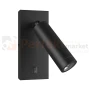 Kinkiet z wyłącznikiem Madara Slim MR11 Switch 1xGU10 230V IP20 140x60x25 czarny perfekt market olsztyn