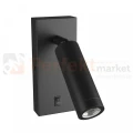 Kinkiet z wyłącznikiem Madara Slim MR11 Switch 1xGU10 230V IP20 140x60x25 czarny perfekt market olsztyn