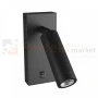 Kinkiet z wyłącznikiem Madara Slim MR11 Switch 1xGU10 230V IP20 140x60x25 czarny perfekt market olsztyn