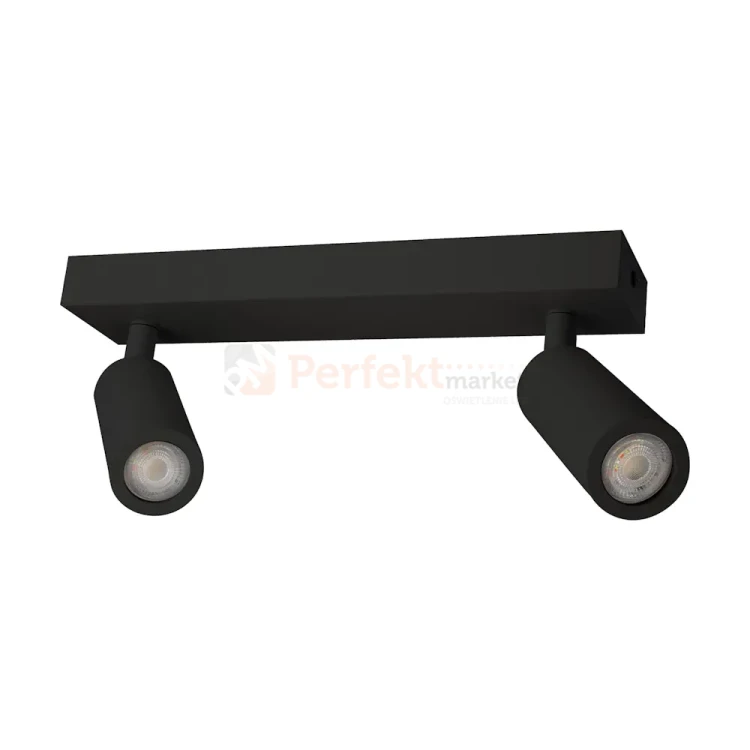 Listwa Madara Slim MR11 2xGU10 230V IP20 260x54x160 czarna perfekt market olsztyn