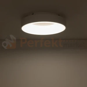 Plafon sufitowy LED NIKKI ROUND 32W 2700lm 3000K 120° IP20 Ø390mm okrągły biały