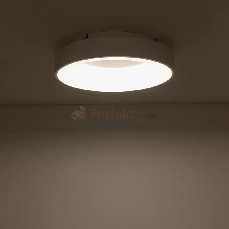 Plafon sufitowy LED NIKKI ROUND 32W 2700lm 3000K 120° IP20 okrągły biały perfekt market olsztyn