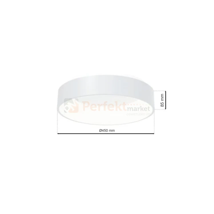 Plafon sufitowy LED OHIO 40W 1680lm CCT 2700-3000-4000K IP20 okragły biały perfekt market olsztyn