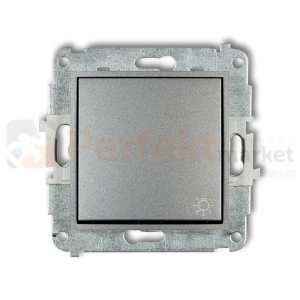 KARLIK MINI łącznik zwierny światło srebrny metalik 7MWP-5